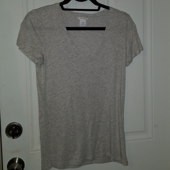 Club Monaco grey v neck tshirt - Picture 1 of 3